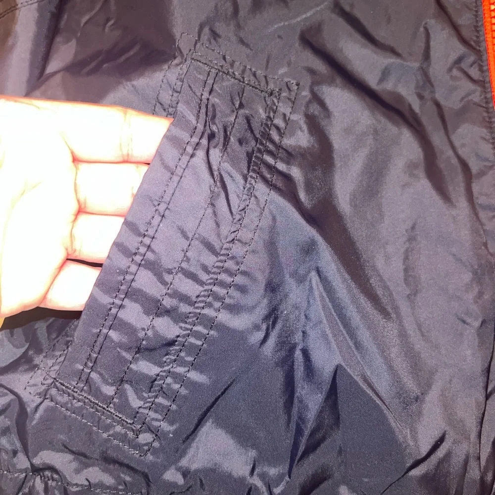 Y2K Style Hollister Men’s Black Red Windbreaker Jacket Medium | EUC - Picture 2 of 12